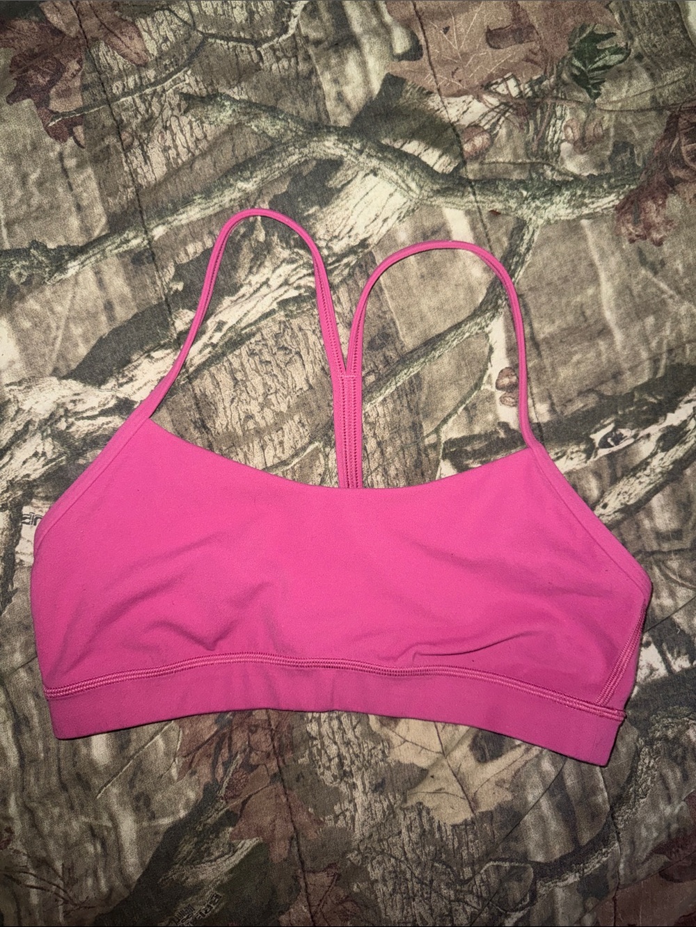 lululemon athletica Pink Strappy Sports Bra